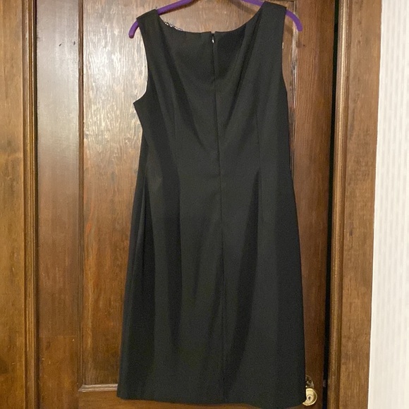 Black Dress With Lace Front - Picture 4 of 8